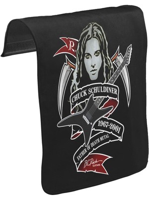 Lord T-Shirt T-Shirt T-Shirt Chuck Schuldiner - 1967 Unisex Siyah Tak-Çıkar Postacı Çanta Kapağı CK-1245