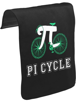 Lord T-Shirt T-Shirt T-Shirt Matematik - Pi I Unisex Siyah Tak-Çıkar Postacı Çanta Kapağı CK-1298