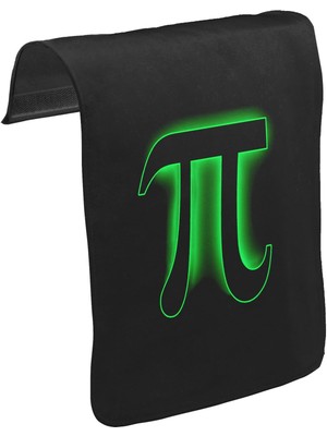 Lord T-Shirt T-Shirt T-Shirt Matematik - Pi x Unisex Siyah Tak-Çıkar Postacı Çanta Kapağı CK-1307