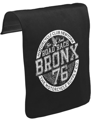 Lord T-Shirt T-Shirt T-Shirt Motosiklet - Yarış 76 Unisex Siyah Tak-Çıkar Postacı Çanta Kapağı CK-1313