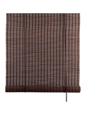 Bahçem Bambu Stor Perde 60 x 180 cm Koyu Kahverengi