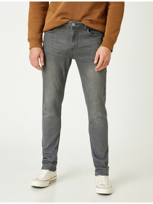 Koton Slim Fit Kot Pantolon - Brad Jean