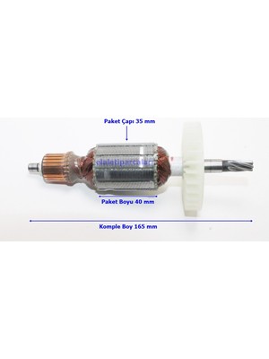 Nesta Makita Tipi Hr 2470 Endüvi Rotor Kollektör