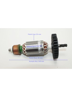 Nesta Dewalt Tipi D25133K Endüvi Rotor Kollektör