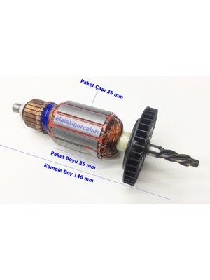 Nesta Dewalt Tipi Dwd 024 Endüvi Rotor Kollektör
