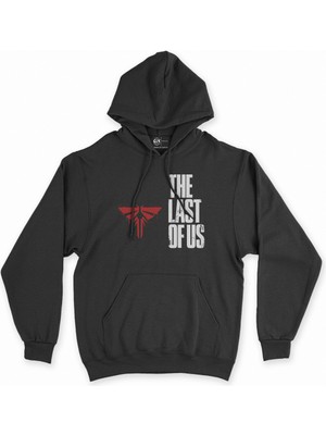 Cix Cix The Last Of Us Siyah Kapşonlu Sweatshirt Hoodie