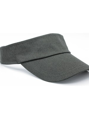 Şapkadan Uv Koruyucu Vizör Kasket Siperlik Tenis Şapka Açık Yeşil