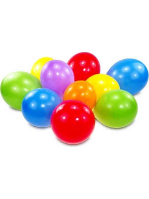 Nistabolje 50 Adet Balon Karışık Renkli Parti Doğum Günü Kutlama Özel Günler
