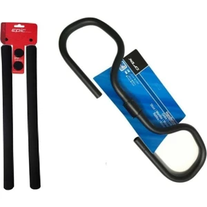 Xlc HB-C05 Mat Siyah Kelebek Gidon ve Epic Elcik Seti 31.8mm