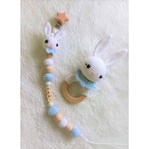 Toys City Tavşan Emzik Çıngırak Set