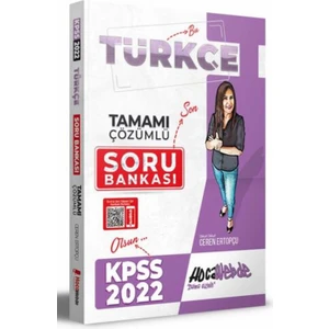 Hocawebde Yayınları 2022 KPSS Türkçe Tamamı Çözümlü Soru Bankası