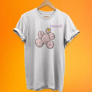 Pokemon Exeggcute Baskılı %100 Pamuk Oversize T-Shirt Büyük Beden Tişört