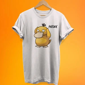 Pokemon Saydek Baskılı %100 Pamuk Oversize T-Shirt Büyük Beden Tişört