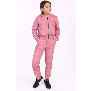 Toontoy Kids Toontoy Kız Çocuk Reflektör Detaylı Kapşonlu Eşofman Takımı