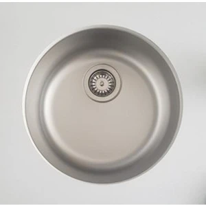 Round Tezgah Mermer Altı Mutfak Eviye Taşmasız Sifon Dahil