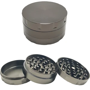 Gri 55 Mm. Grinder Alloy Herbal Öğütücüsü Parçalayıcı RB88GR