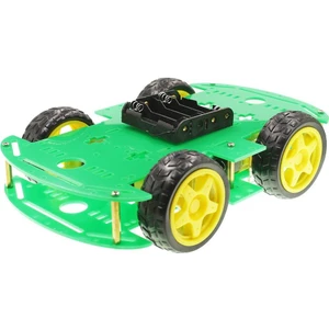 4WD Yeşil Şase Tekerlekli Araba Kiti