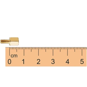 M3 6mm Metal Dişi-Erkek Aralayıcı (Standoff) - Metal Distans