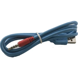 USB - Aux 3.5mm Stereo Jack Kablo 4 Boğum 1 Metre