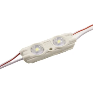2'li Mercekli Mini Modül LED - Beyaz 12V 0.72W