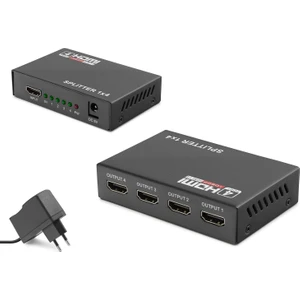 HDX1286(205K) Splitter HDMI 1.4V 1080P 3D 1 Giriş 4 Çıkış