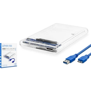 HDX1760 Harddisk Kutusu Şeffaf USB 3.0 Sata 2.5