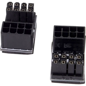 2 Parça Gpu 180 Derece Açı Güç Adaptörü Masaüstü Grafik Kartları Için Set - 8pin
