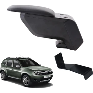 3 Tıkla Dacia Duster 2013 Delmesiz Çelik Ayaklı Siyah Kolçak Kol Dayama