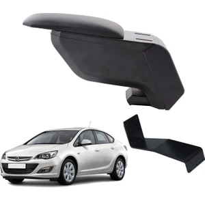 3 Tıkla Opel Astra J 2016 Sedan Delmesiz Çelik Ayaklı Siyah Kolçak Kol Dayama