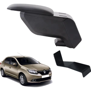 3 Tıkla Renault Symbol 2014 Delmesiz Çelik Ayaklı Siyah Kolçak Kol Dayama