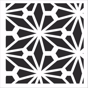 HD129 Home Dekor Stencil 45X45