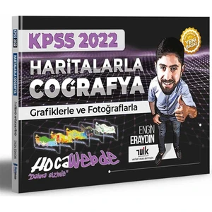 Hocawebde Yayınları 2022 KPSS Haritalarla Coğrafya