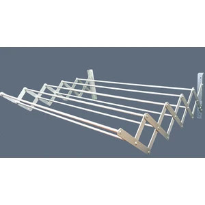 Akordiyon Çamaşırlık Askısı Kurutmalık 70CM x 9 Gözlü Paslanmaz Alüminyum