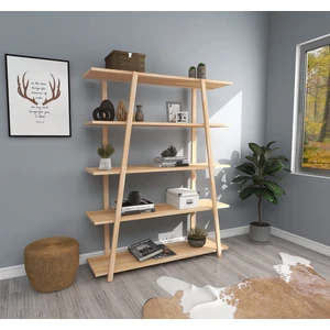 Soft Doğal Ahşap Kitaplık