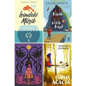 Içimdeki Müzik - Küçük Yıldız Büyük Keşif - Bul Beni Ziba - Emilia Ağaçta 5-6-7-8. Sınıflar 4 Kitap Set