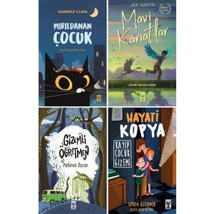 Mırıldanan Çocuk - Mavi Kanatlar - Gizemli Öğretmen - Hayati Kopya 8+ Yaş Okuma Seti