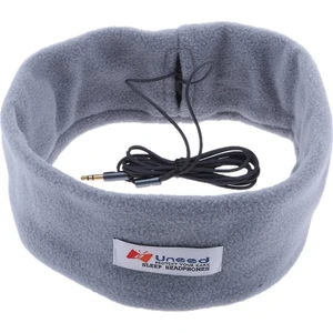 3.5mm Kablolu Kulaklık ve Uyku Göz Maskesi - Gri (Yurt Dışından)