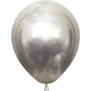 Partipan Gümüş Krom Balon 10 Adet
