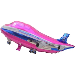 Partipan Uçak Folyo Balon Pembe