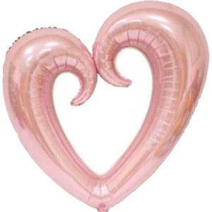 Partipan Boş Kalp Folyo Balon Rose Gold 100 cm