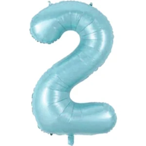 Partipan 2 Rakam Folyo Balon Mavi 76 cm