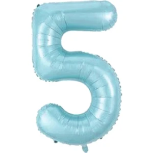 Partipan 5 Rakam Folyo Balon Mavi 76 cm