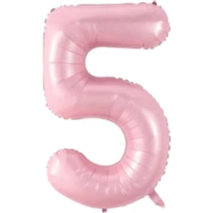 Partipan 5 Rakam Folyo Balon Pembe 76 cm
