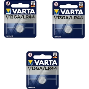 V13GA/LR44 Yassı Pil Elektronik Küçük 3'lü