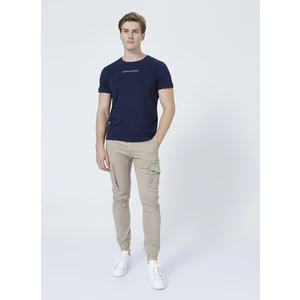 Jack & Jones 12193754_Jpstpaul Jjflake Akm 542 Orta Bel Normal Kalıp Düz KremErkek Kargo Pantolon