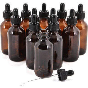 Damlalıklı Amber Şişe 30 ml x 12 Adet