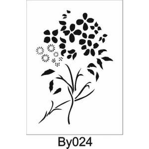 E Hobici Boyutlu Desen Stencil Şablon 21 x 30 cm BY-024