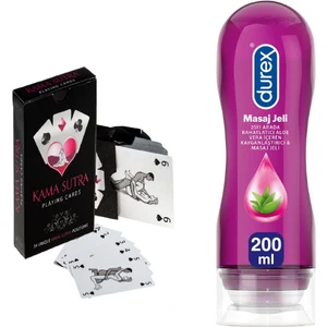 Ozzy Store Kamasutra Kart Oyunu ve Durex Aloe Vera Masaj Jeli 200 ml