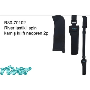 Lrf Spin Kamış Kılıfı Lastikli 2 Parça River Neoprene Siyah