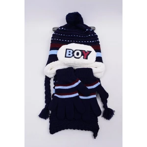 3-7 Yaş 3'lu Cocuk Atkı Bere Eldiven Set